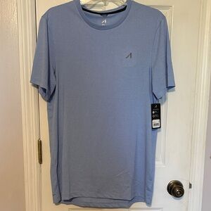 Men's Lightweight Crew Neck T-Shirt - Light Blue